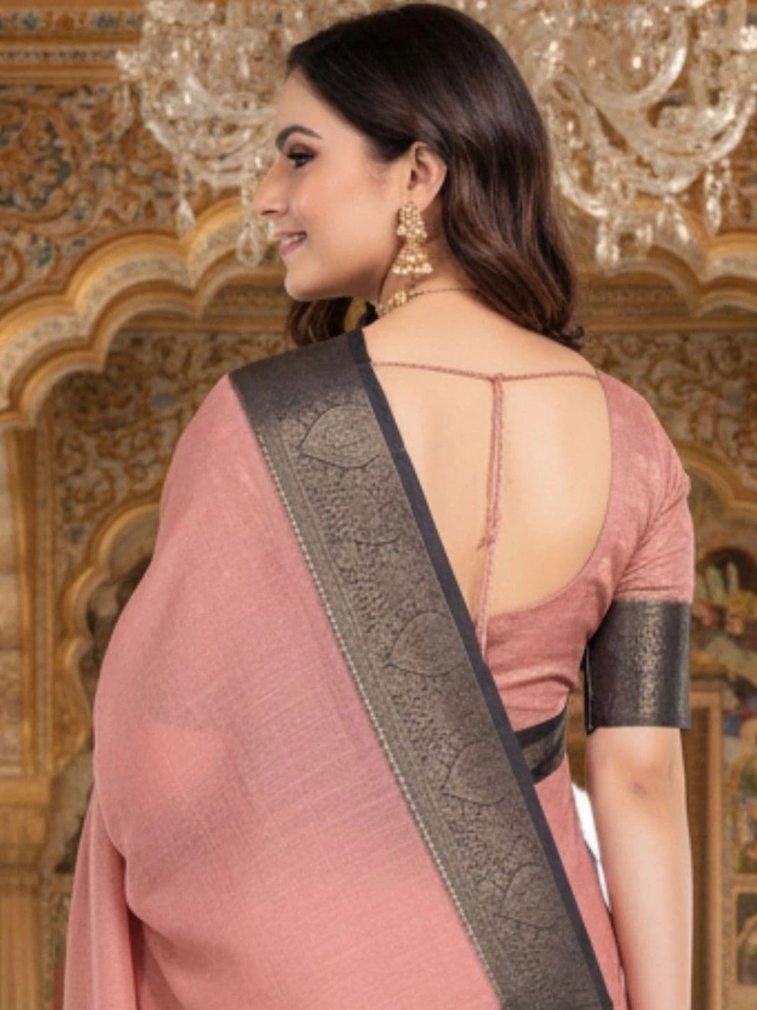 Mitera Silk Blend Designer Saree thumbnail 3
