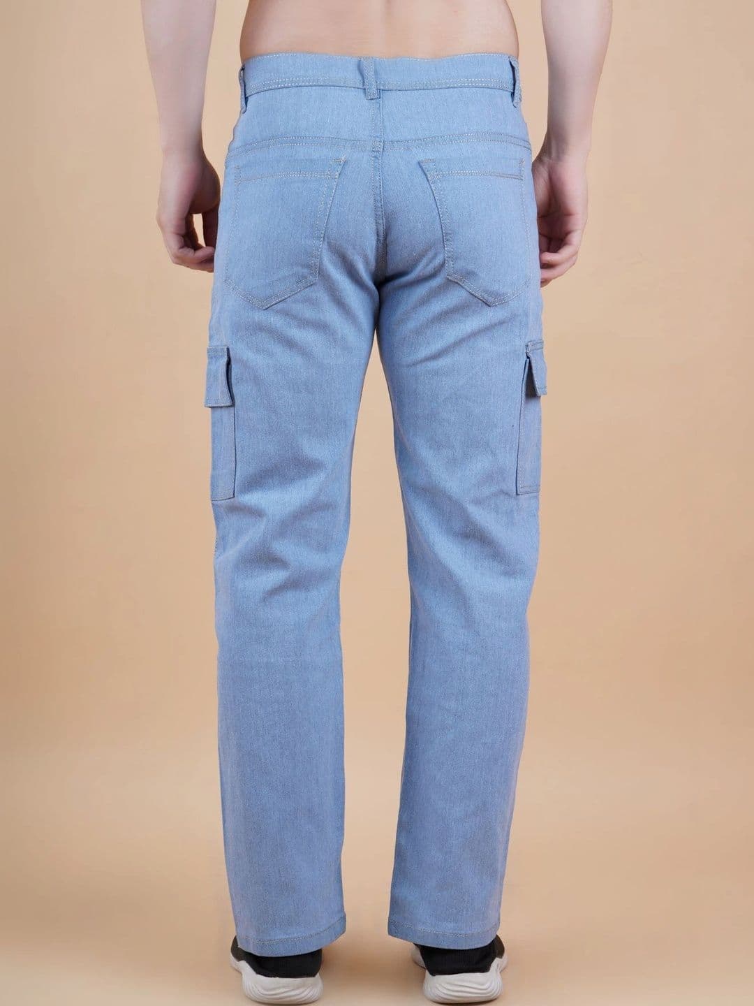 HERE&NOW Men Classic Regular Fit Mid-Rise Stretchable Jeans thumbnail 3