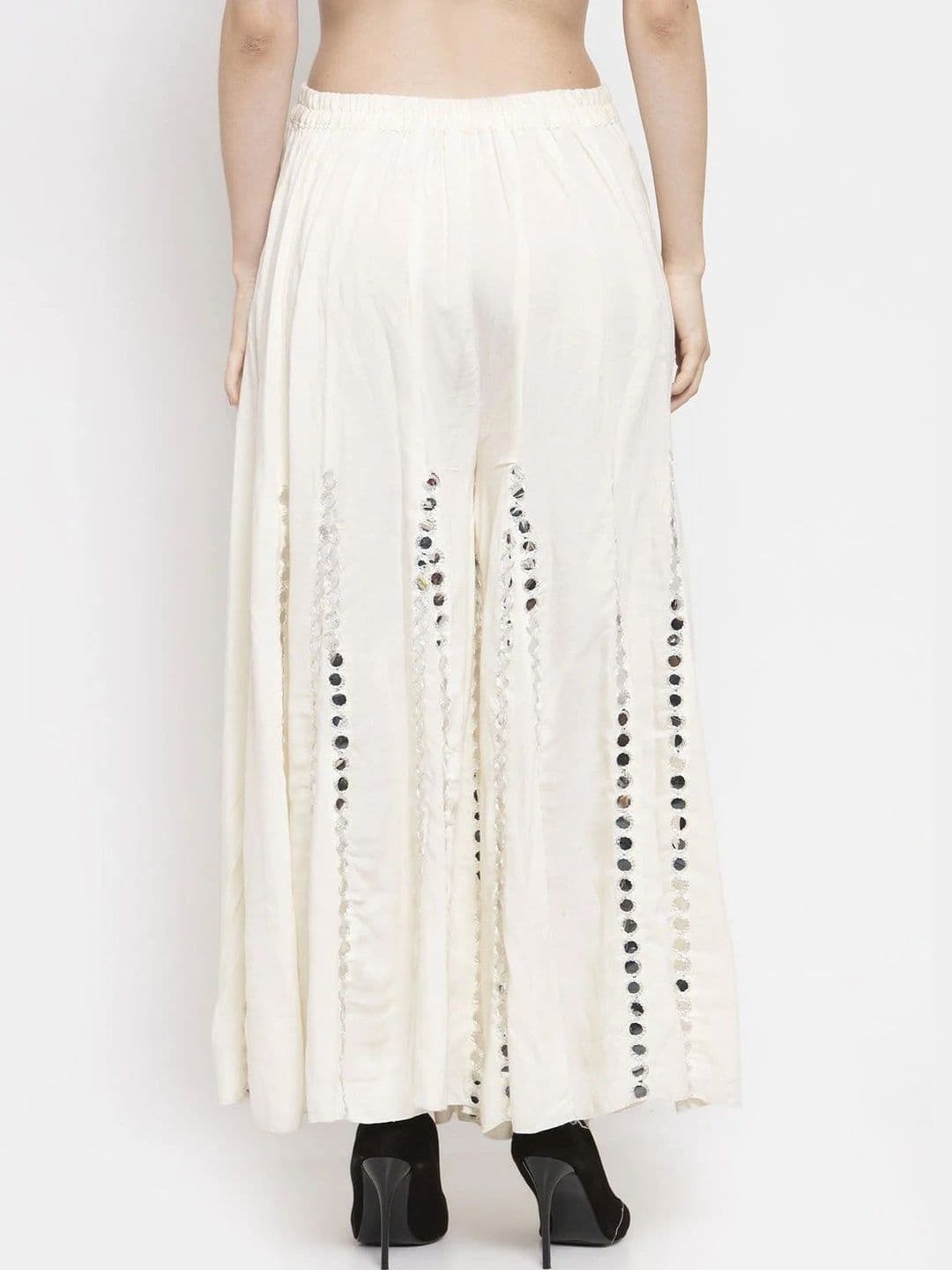 Meyara Women Embellished Knitted Ethnic Palazzos thumbnail 5