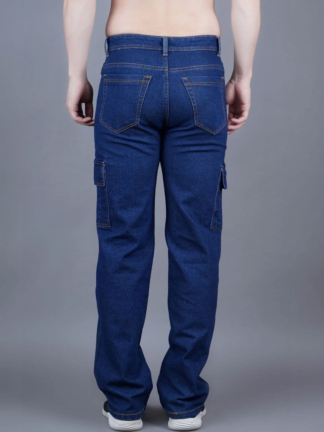 R.Code by The Roadster Life Co. Men Classic Regular Fit Mid-Rise Stretchable Jeans thumbnail 3