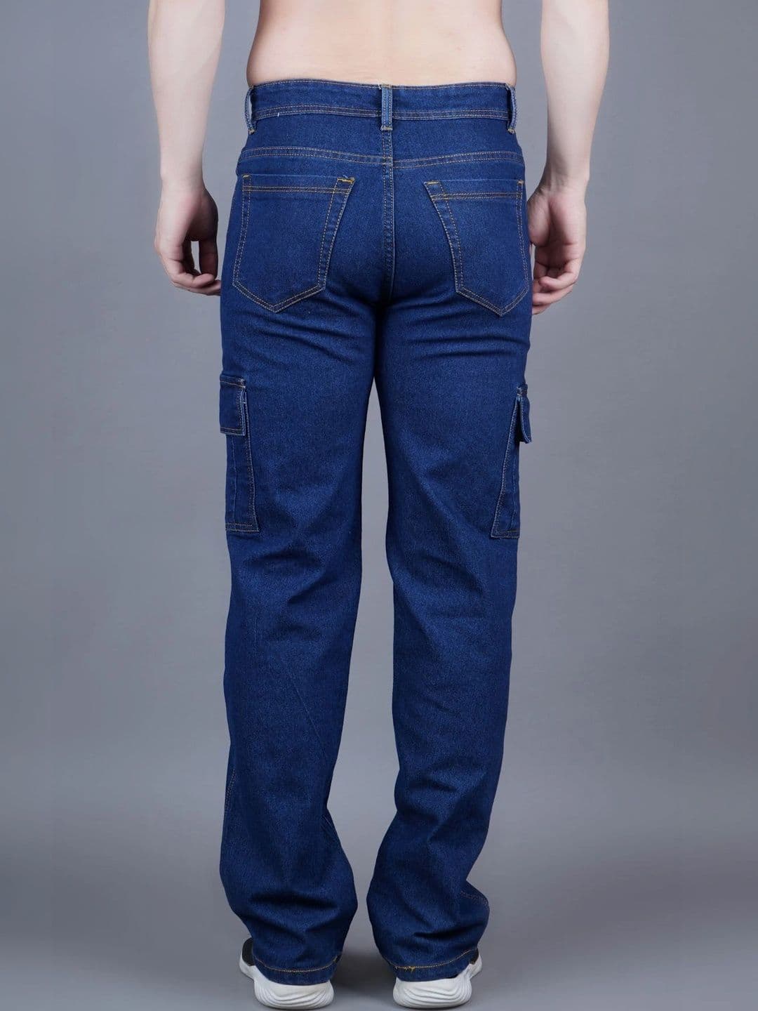 R.Code by The Roadster Life Co. Men Classic Regular Fit Mid-Rise Stretchable Jeans thumbnail 3