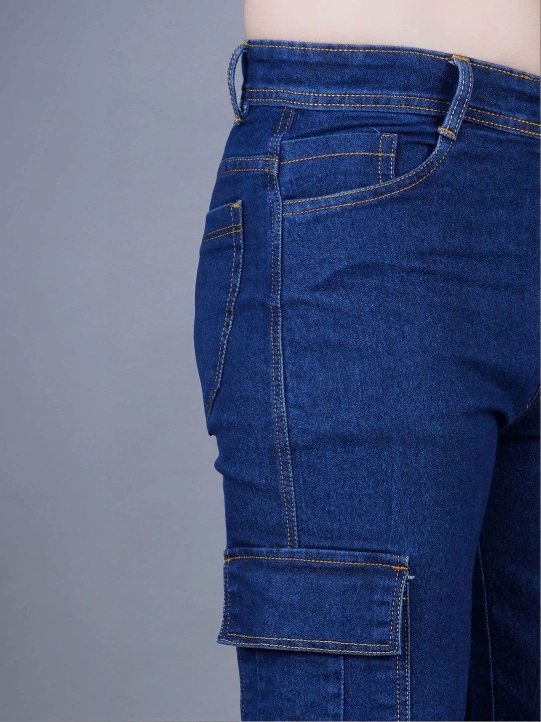 Metronaut Men Classic Regular Fit Mid-Rise Stretchable Jeans thumbnail 3