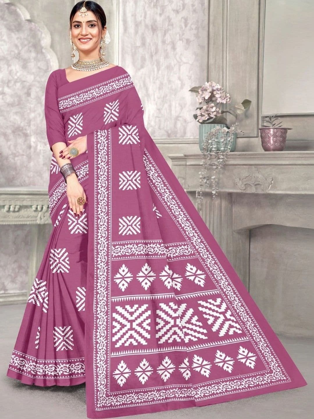 Karishma Pure Cotton Bandhani Saree thumbnail 4