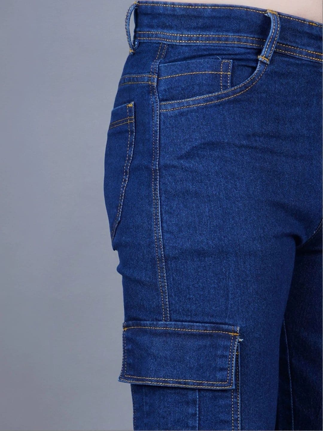 Metronaut Men Classic Regular Fit Mid-Rise Stretchable Jeans thumbnail 3
