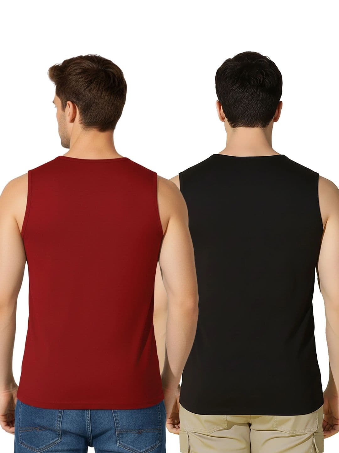SLOWLORIS Men Pack of 2 Cotton Printed T-shirt thumbnail 4