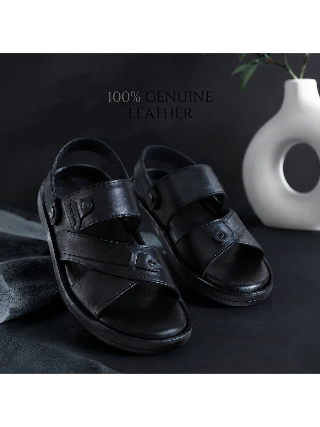 REAL BLISS Men Shoe-Style back Strap, Crossover straps Sandals thumbnail 3