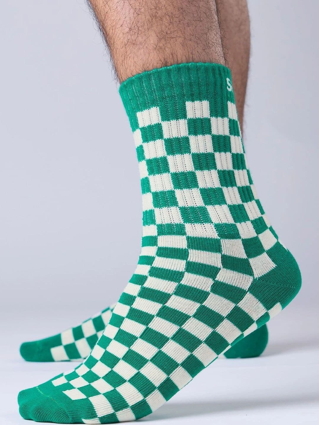 The Souled Store Unisex Cotton Blend Patterned Above Ankle Socks thumbnail 3