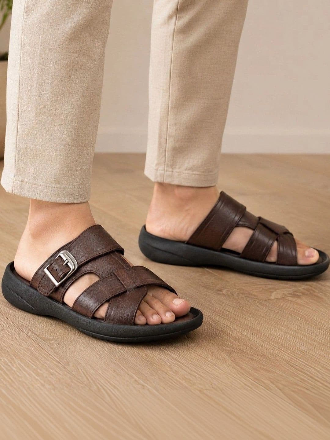 REAL BLISS Men Comfort Sandals thumbnail 5