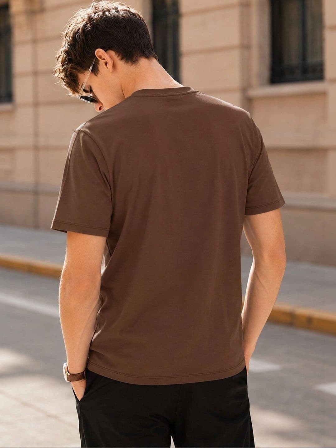 Moda Rapido Men Typography Printed T-shirt thumbnail 4