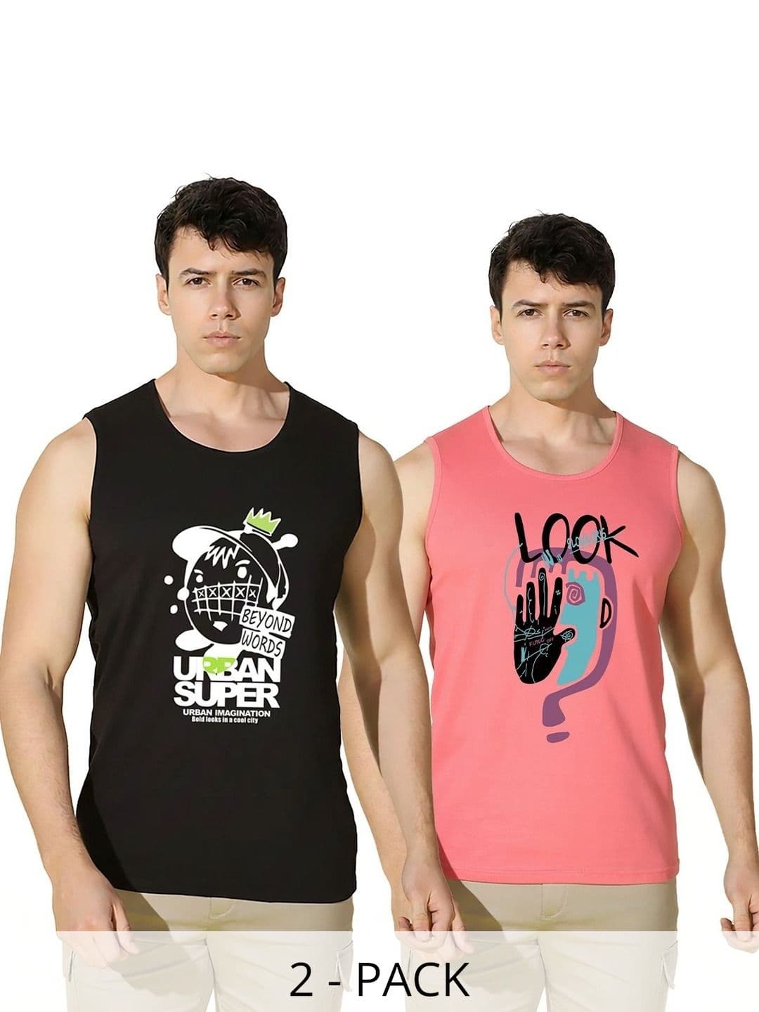 CRYPTIC Men 2 Printed T-shirt - view 1