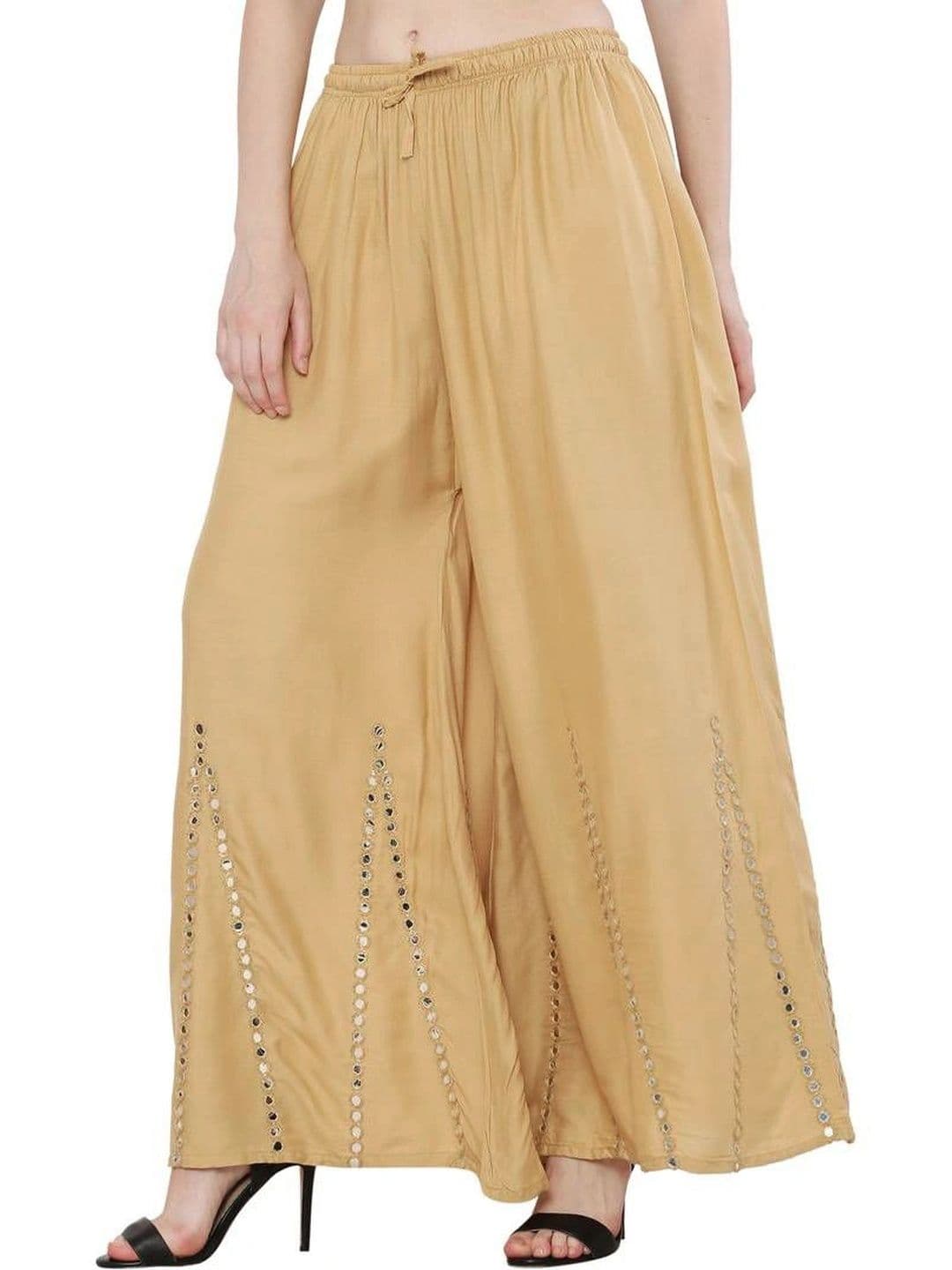 Meyara Women Embellished Knitted Ethnic Palazzos thumbnail 4