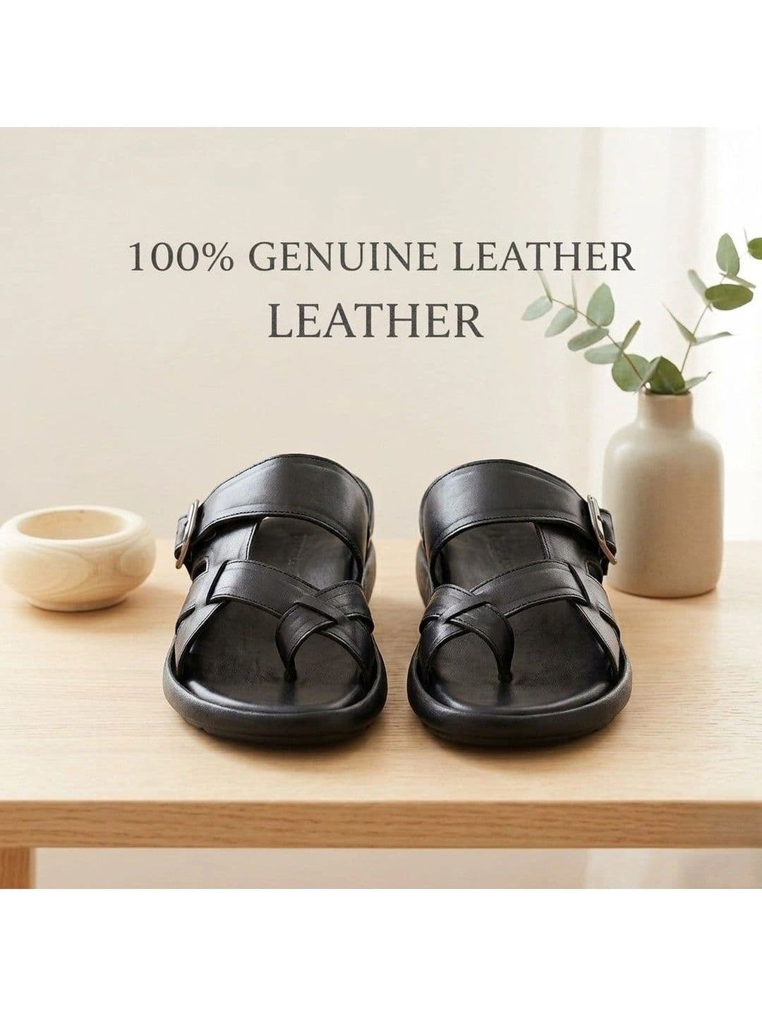 REAL BLISS Men Shoe-Style Crossover straps Sandals thumbnail 6
