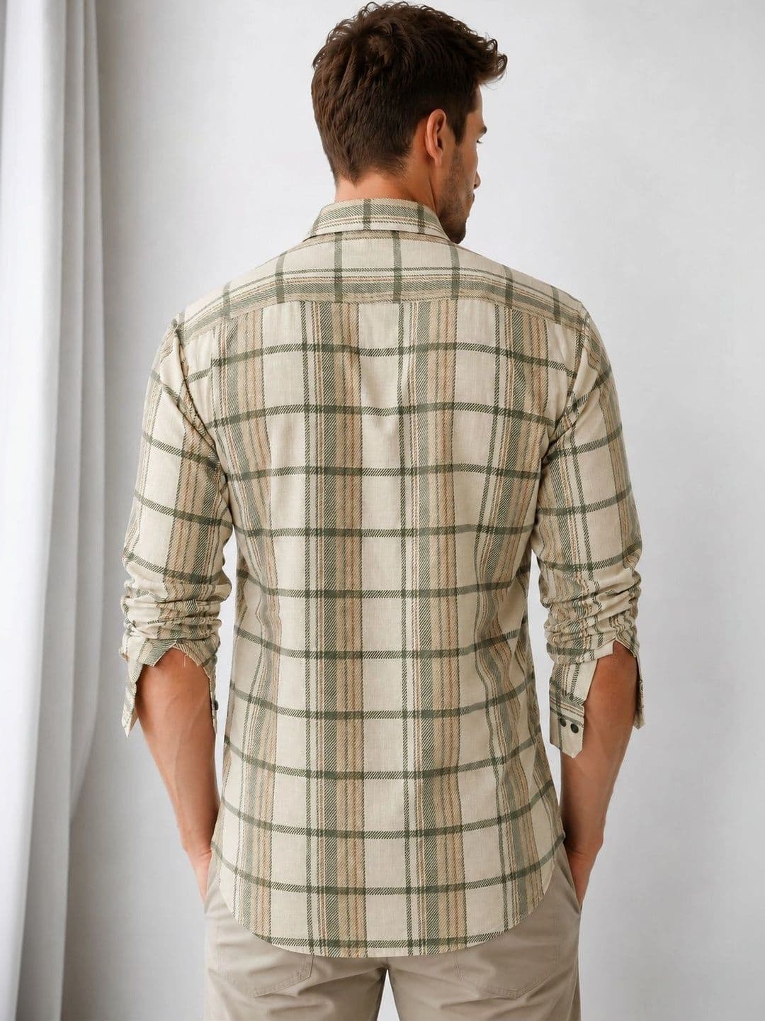 Metronaut Men Comfort Checked Casual Shirt thumbnail 5