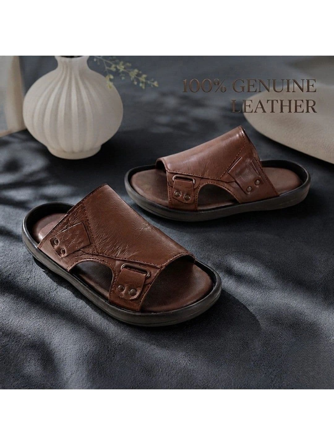 REAL BLISS Men Comfort Sandals thumbnail 5