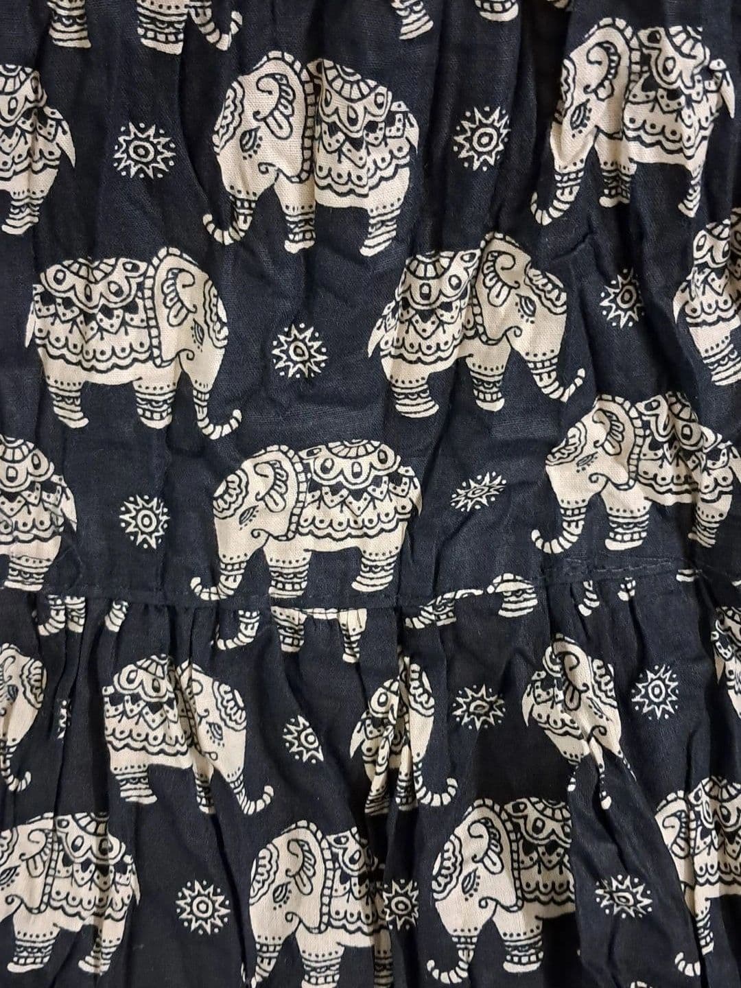 Pallakriti Fabrics Women Pure Cotton Blend Cotton Cambric Animal Maxi Flared Skirt thumbnail 3