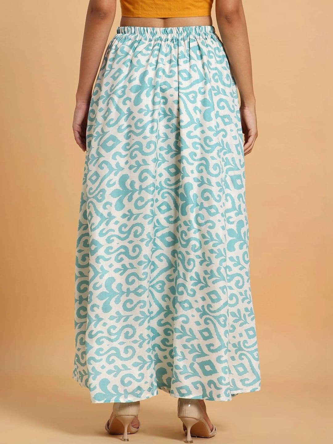 Frolic Rolic Women Abstract Maxi Flared Skirt thumbnail 2