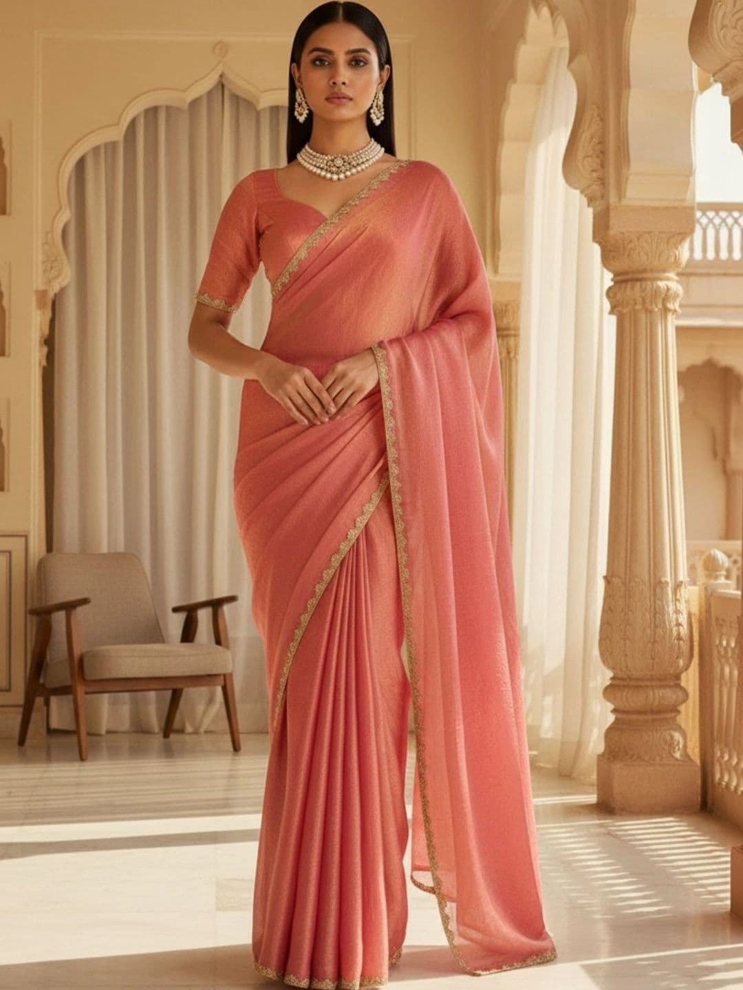 Mitera Satin Designer Saree - view 1