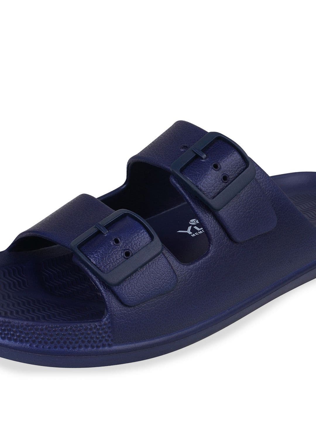 TRV Men Buckle Detailed Slip On Flip Flops thumbnail 5