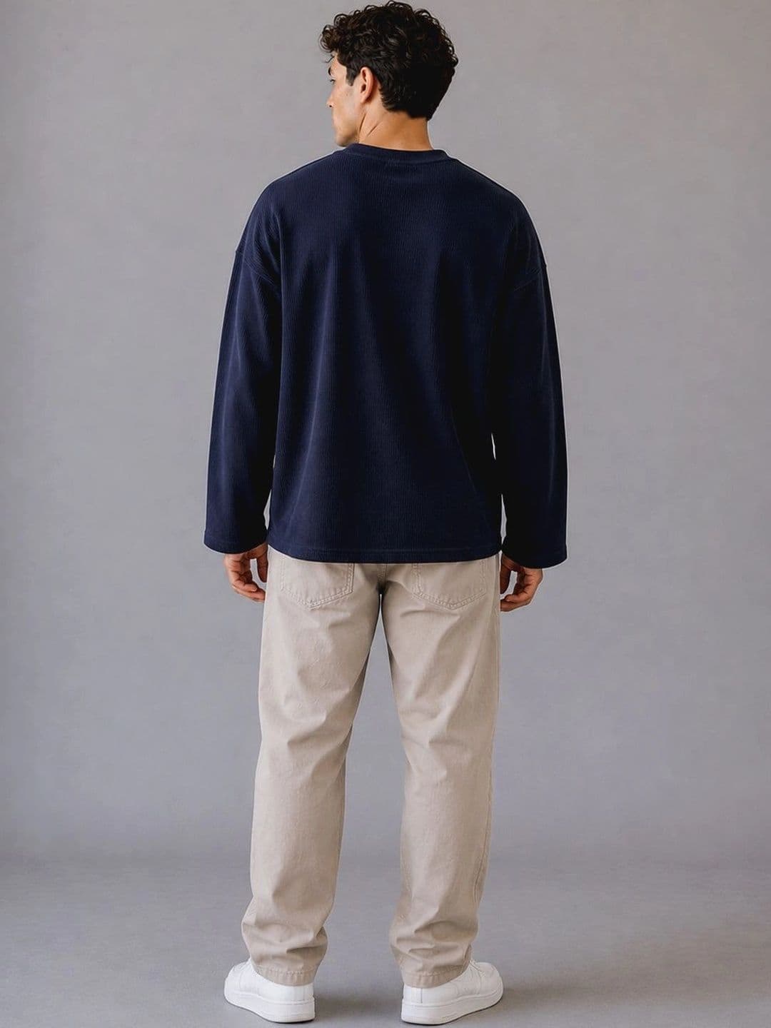 BRAHMOR Men Drop-Shoulder Sleeves Boxy T-shirt thumbnail 4