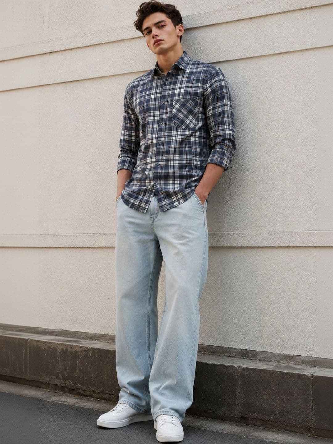 Metronaut Men Comfort Checked Casual Shirt - view 1