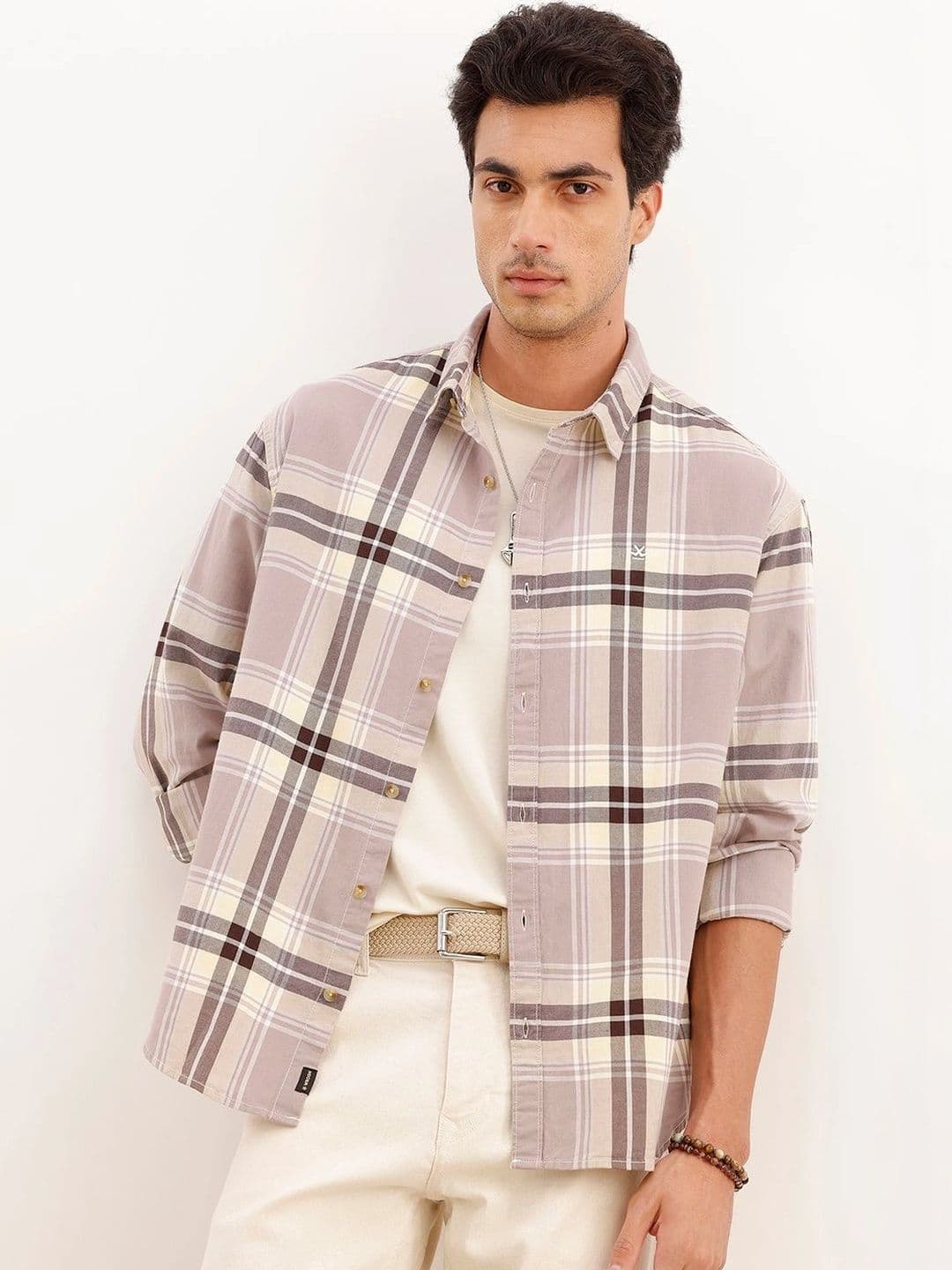 WROGN Men Comfort Checked Casual Shirt - view 1