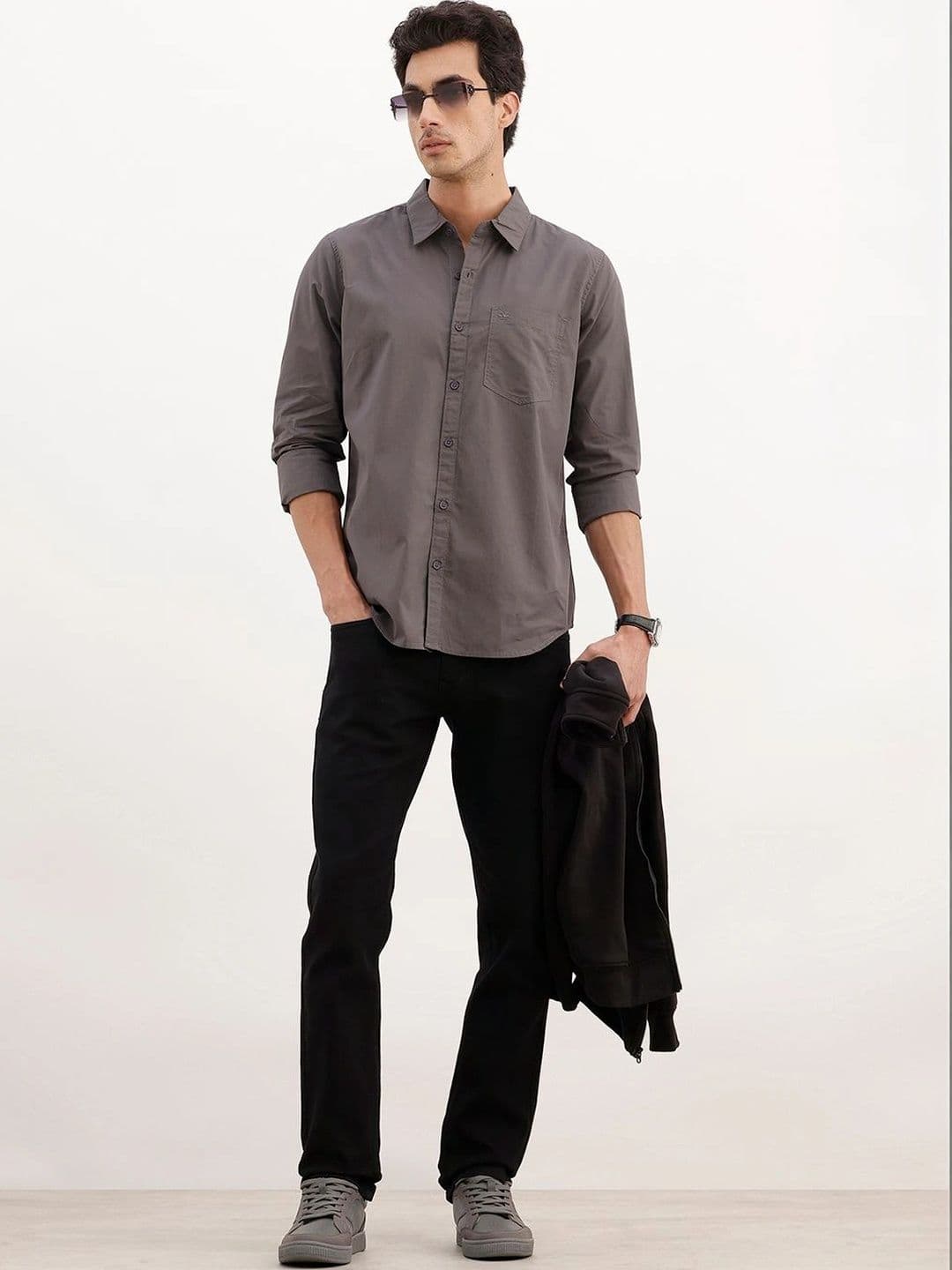WROGN Men Slim Fit Casual Shirt thumbnail 4