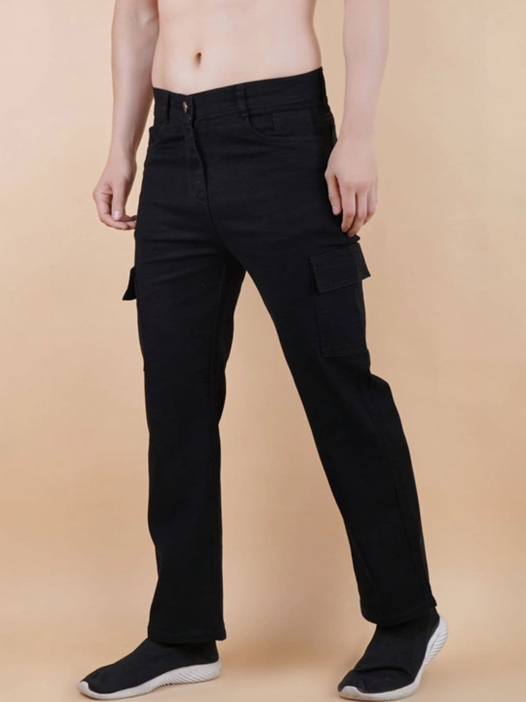 HERE&NOW Men Classic Regular Fit Mid-Rise Stretchable Jeans - view 1