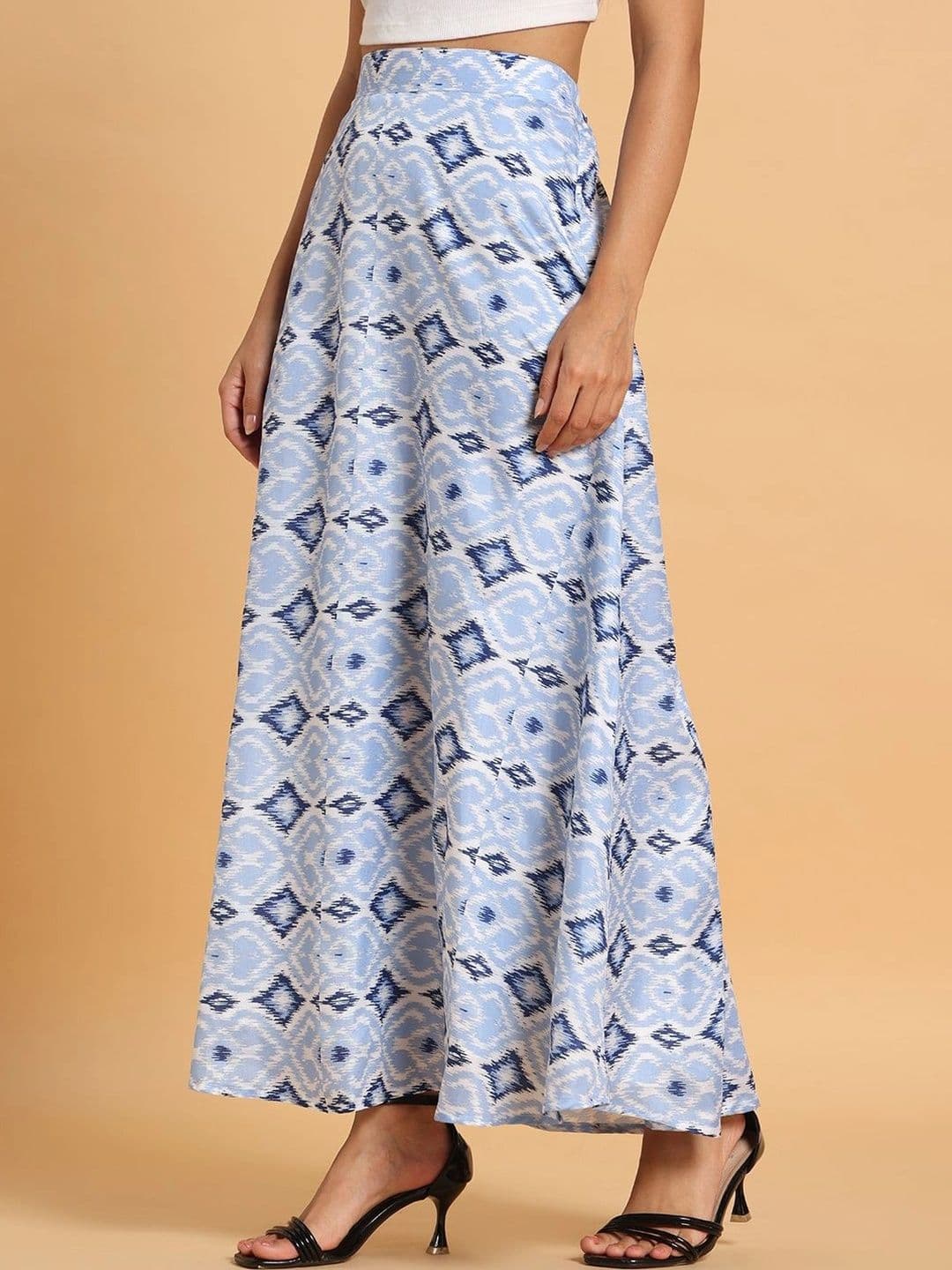 Frolic Rolic Women Abstract Maxi A-Line Skirt thumbnail 4