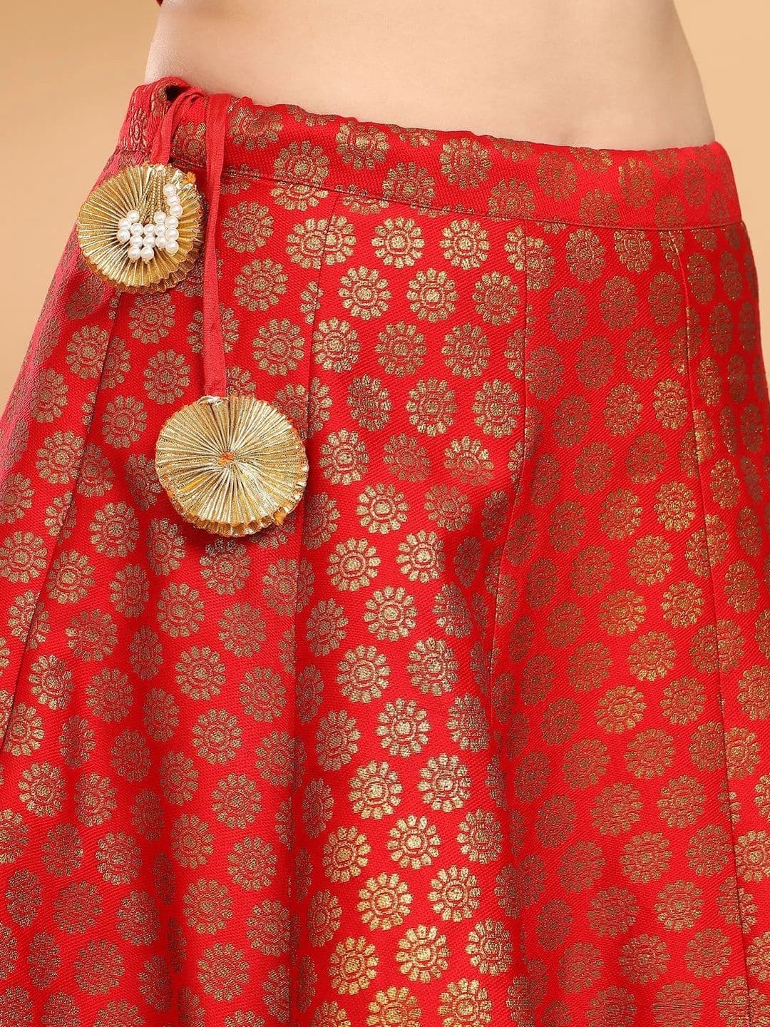 Frolic Rolic Women Floral Maxi Flared Skirt thumbnail 6