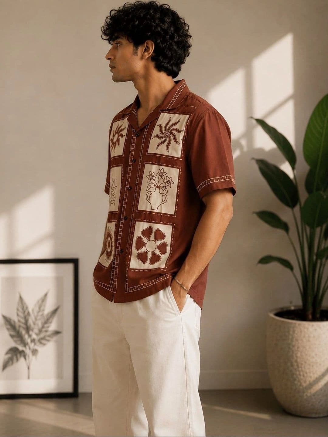 MADMOJO Men Relaxed Printed Casual Shirt thumbnail 4