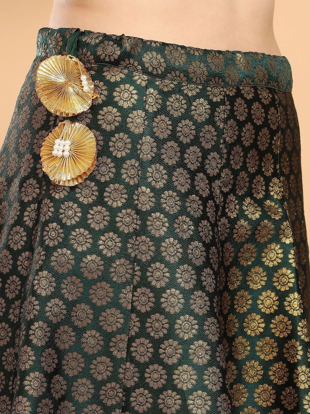 Frolic Rolic Women Floral Maxi Flared Skirt thumbnail 7