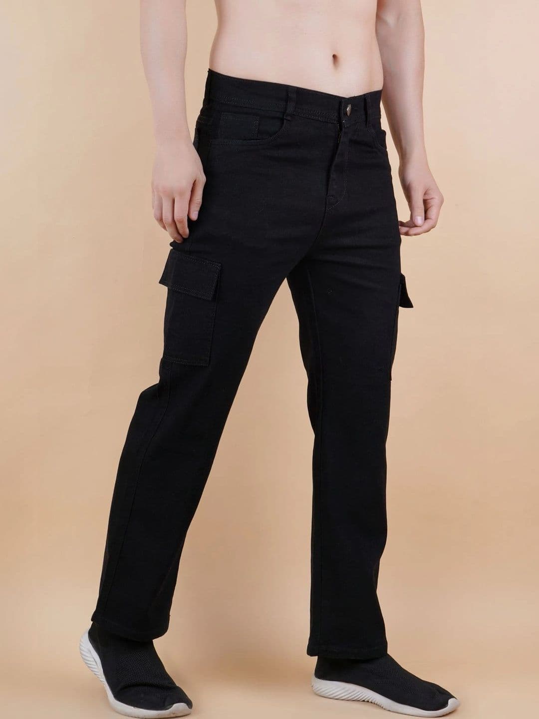 R.Code by The Roadster Life Co. Men Classic Regular Fit Mid-Rise Stretchable Jeans - view 1