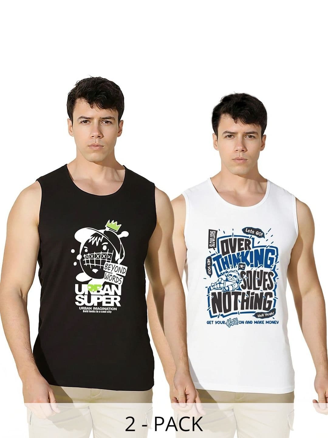 CRYPTIC Men 2 Printed T-shirt - view 1