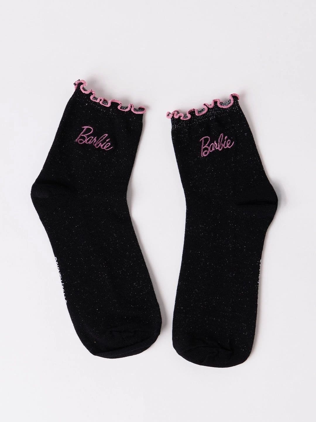 The Souled Store Unisex Cotton Blend Patterned Above Ankle Socks thumbnail 5