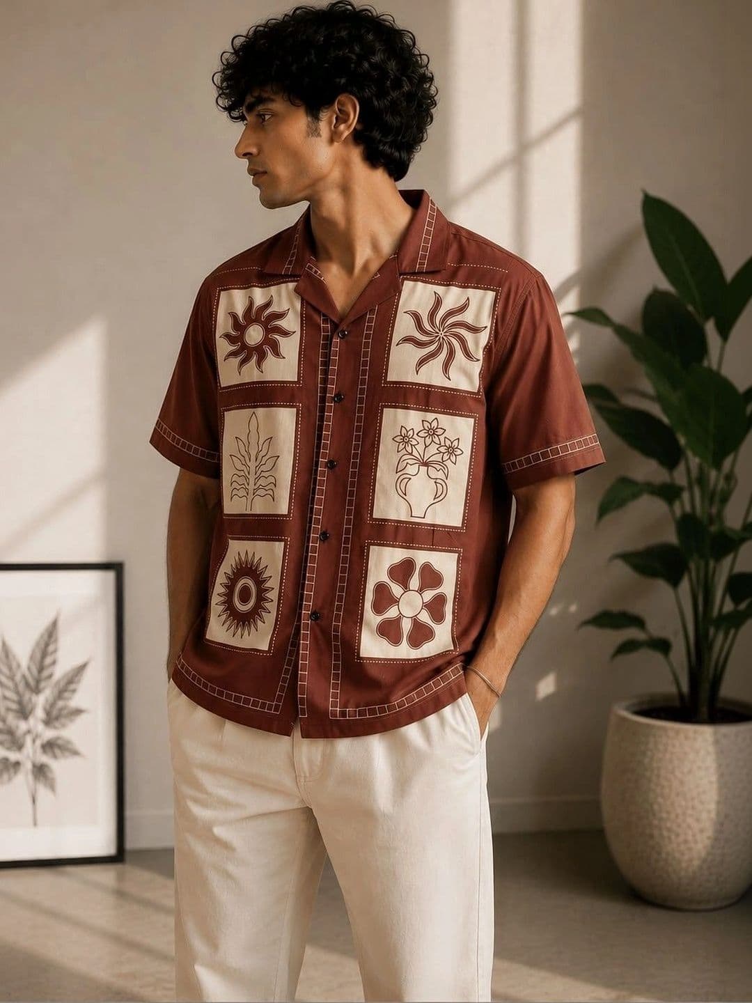 MADMOJO Men Relaxed Printed Casual Shirt thumbnail 2