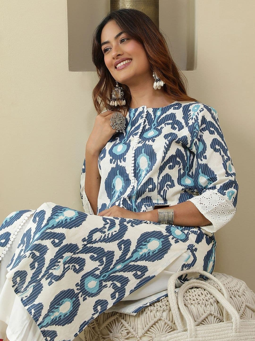 Anouk Women Ethnic Motifs Printed Kurta thumbnail 2