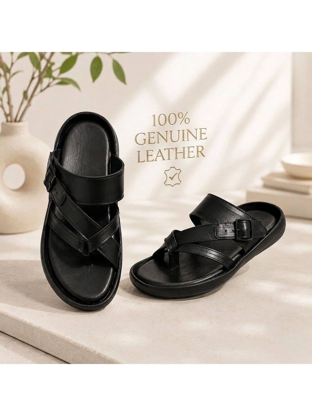REAL BLISS Men Comfort Sandals thumbnail 4