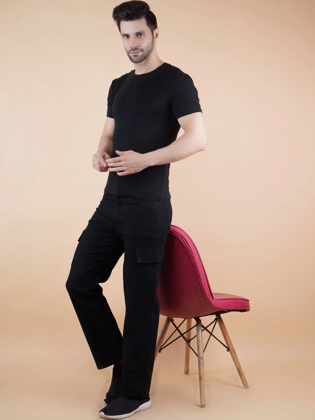 R.Code by The Roadster Life Co. Men Classic Regular Fit Mid-Rise Stretchable Jeans thumbnail 2