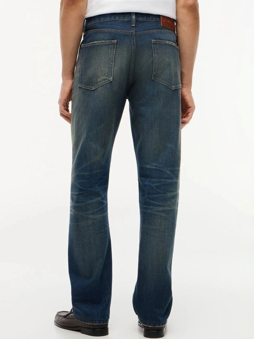 Tommy Hilfiger Men Straight Fit Mid-Rise Highly Distressed Light Fade Jeans thumbnail 3