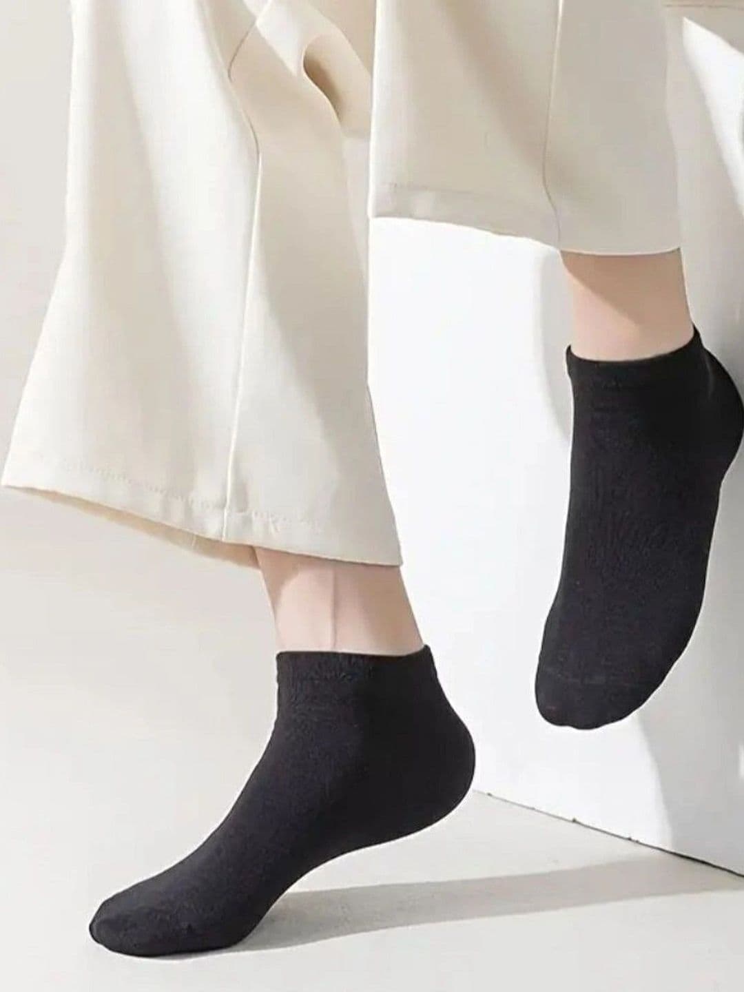 GYMOX Men Pack of 6 Cotton Blend Assorted Ankle Length Socks thumbnail 3