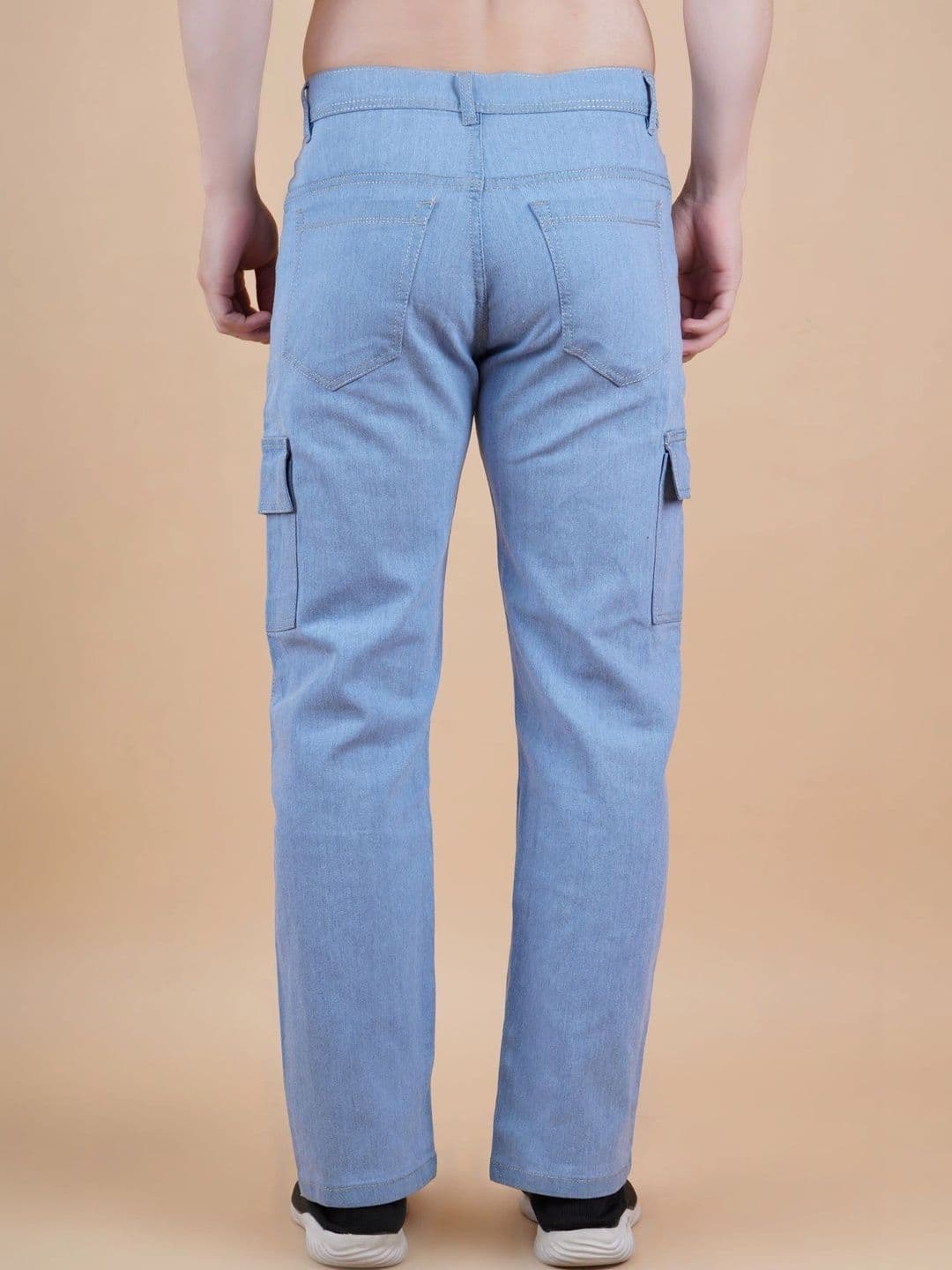 R.Code by The Roadster Life Co. Men Classic Regular Fit Mid-Rise Stretchable Jeans thumbnail 4