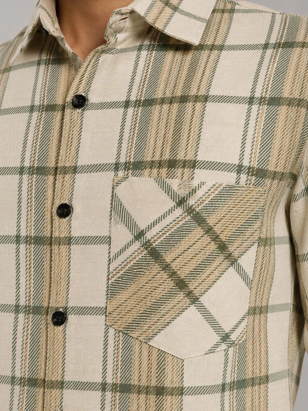 Metronaut Men Comfort Checked Casual Shirt thumbnail 3