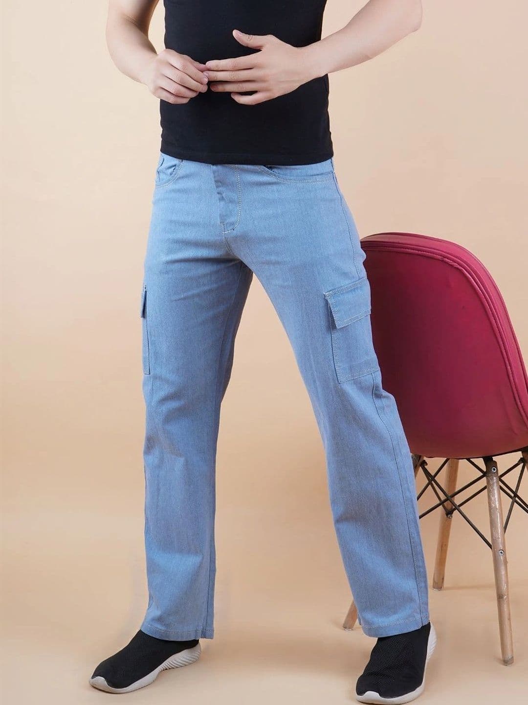 Metronaut Men Classic Regular Fit Mid-Rise Stretchable Jeans - view 1