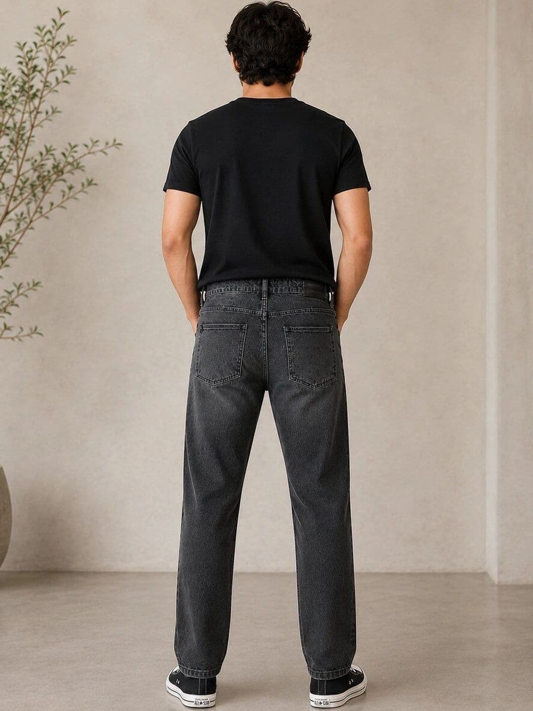 HIGH DENIM Men Straight Fit Mid-Rise Stretchable Jeans thumbnail 4