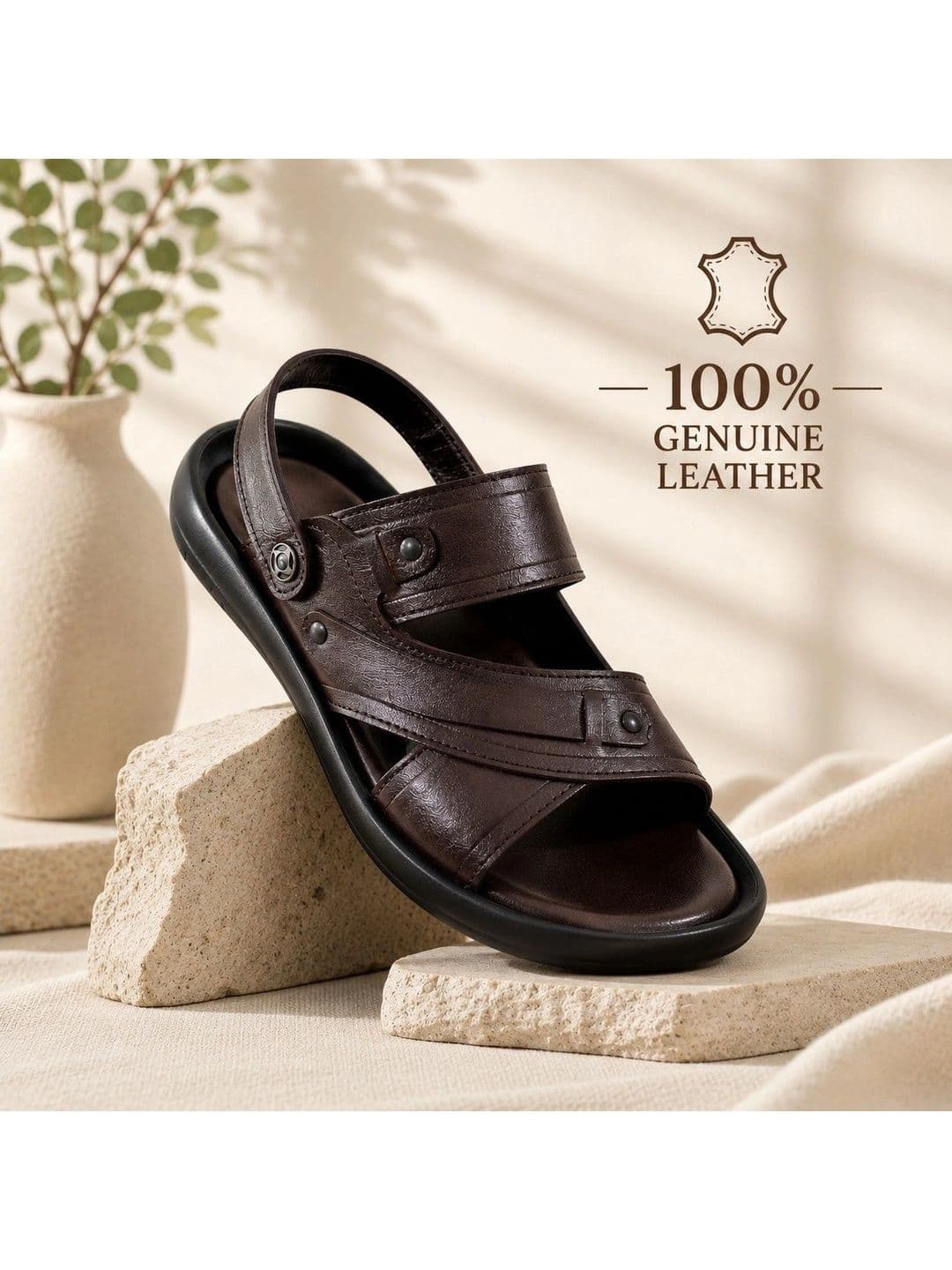 REAL BLISS Men Comfort Sandals thumbnail 5