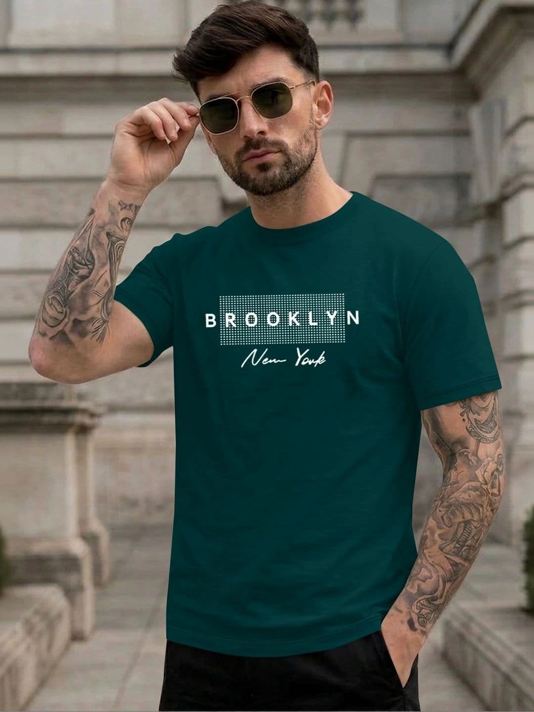 Moda Rapido Men Typography Printed T-shirt - view 1