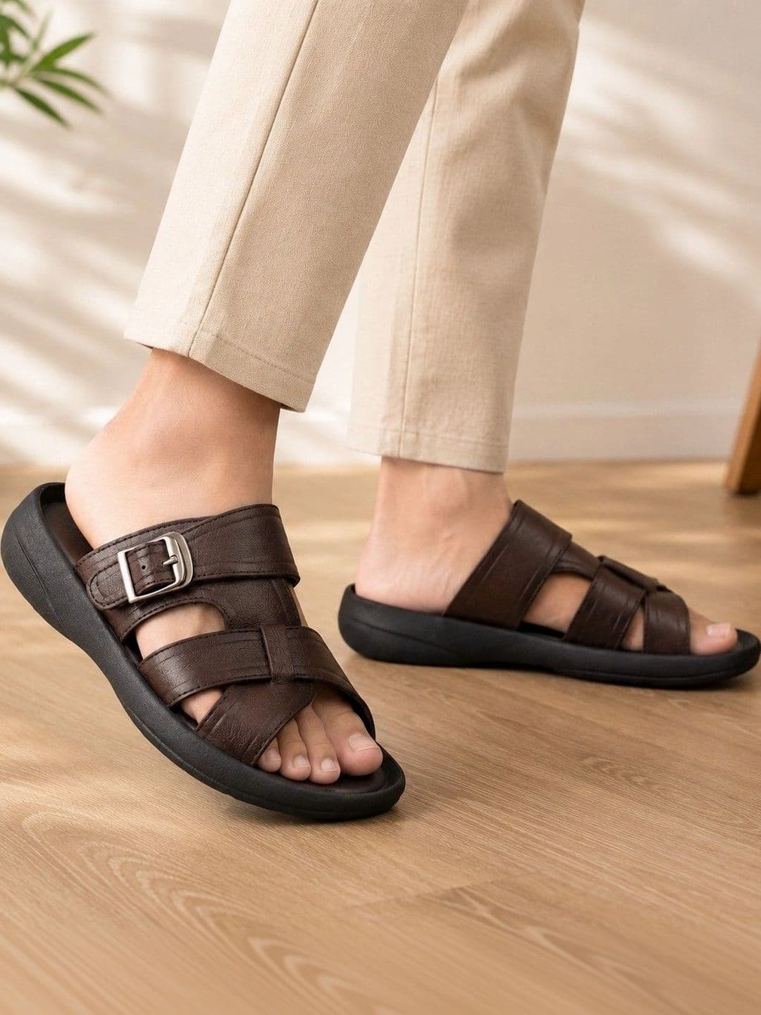 REAL BLISS Men Comfort Sandals thumbnail 2