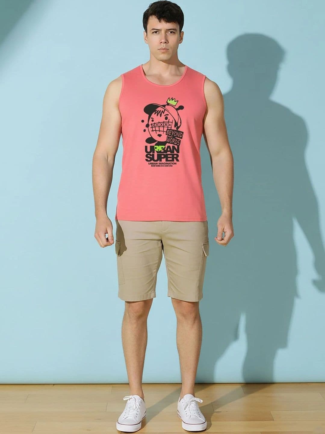 SLOWLORIS Men Pack of 2 Printed T-shirt thumbnail 2
