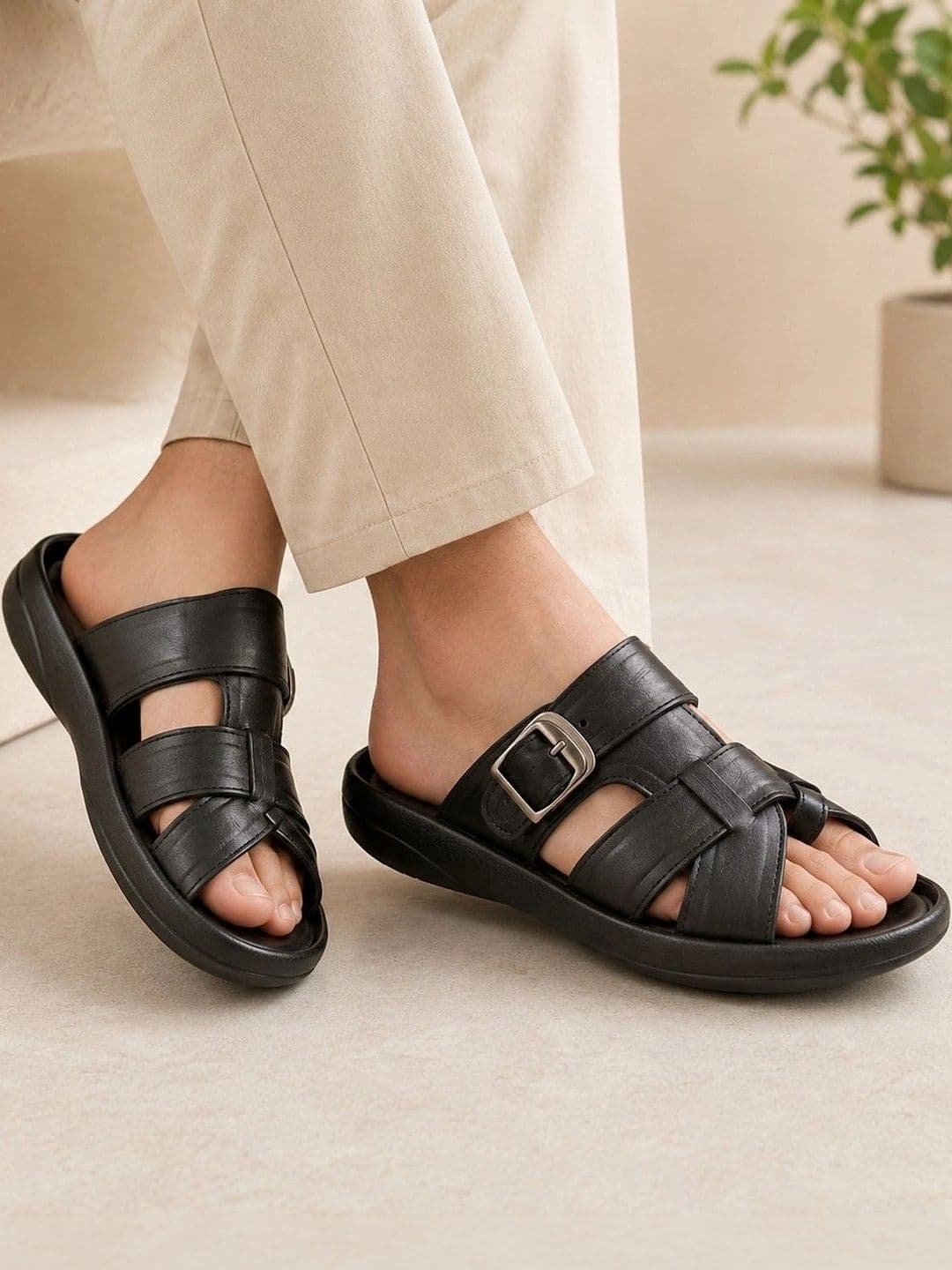 REAL BLISS Men Comfort Sandals - view 1
