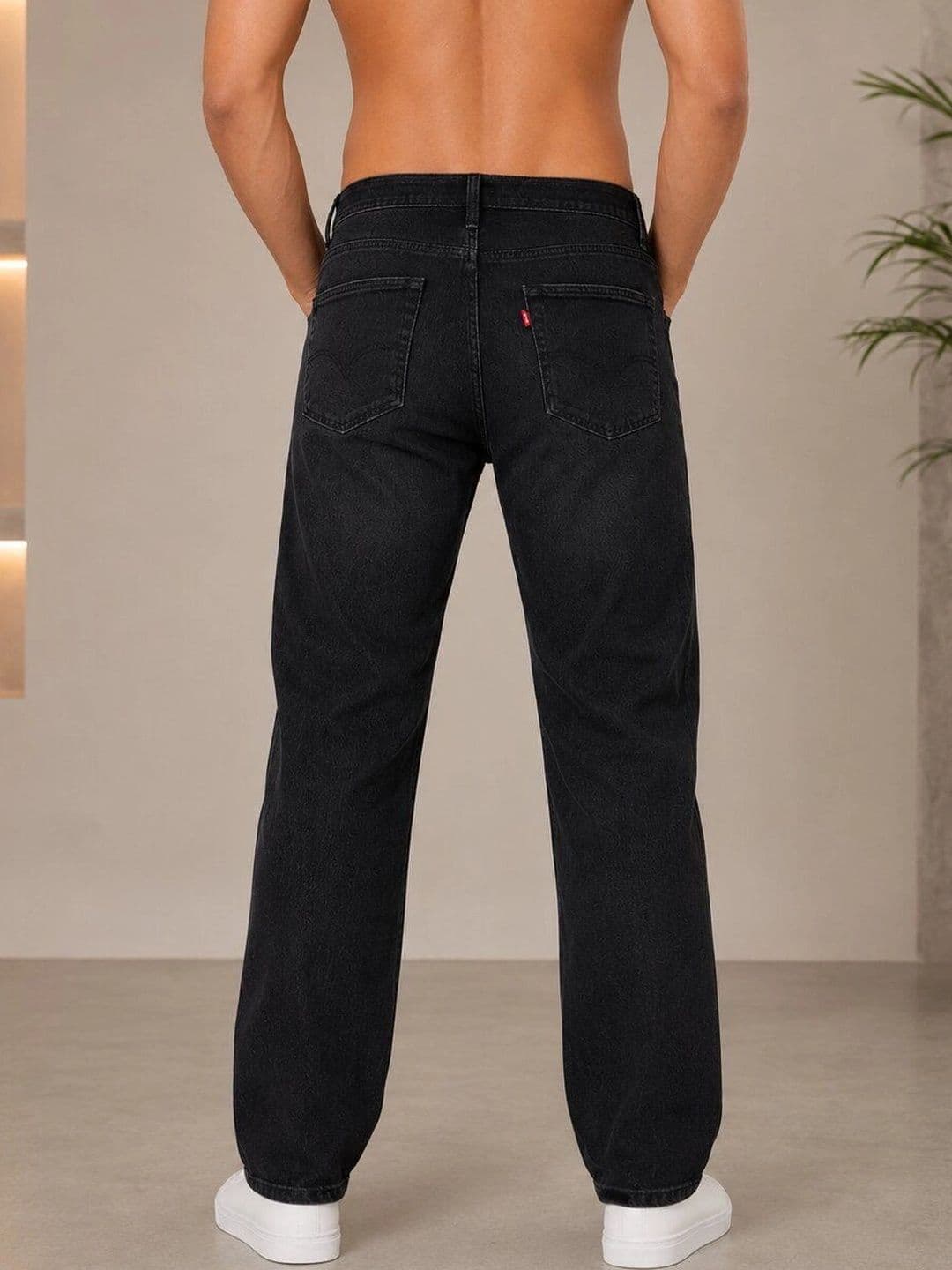 HIGH DENIM Men Straight Fit Mid-Rise Stretchable Jeans thumbnail 3